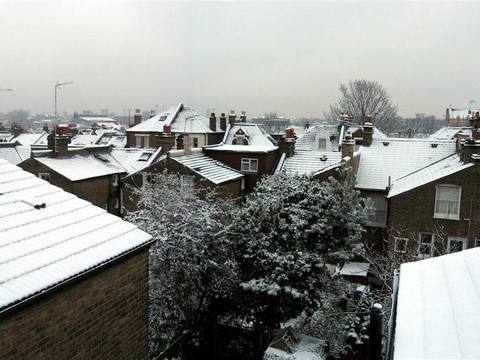 Snow in London